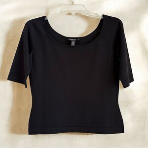 Laundry Classic Black Women's Knit Top